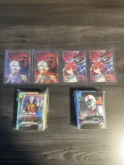 Gundam Card Game | Promo RP-004 P Foil | RP-010 Foil P | Promo decks - Image 1