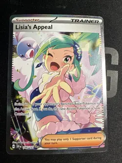 Pokemon TCG Lisia's Appeal Trainer Supporter Card Holo Rare 246/191 - Image 1
