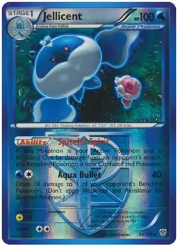 Jellicent 39/135 Reverse Holo Plasma Storm Pokemon Card NM - Image 1