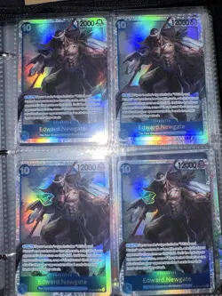One Piece Card Lot of 11- Edward Newgate and Adio One Piece Card Game English - Image 5