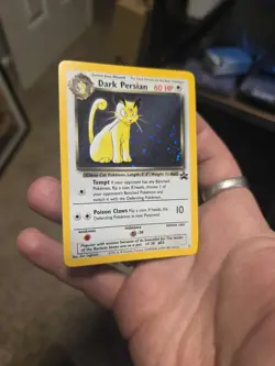 Dark Persian Pokemon Card WOTC Black Star Promo #17 Holo Rare 2000 - Image 1