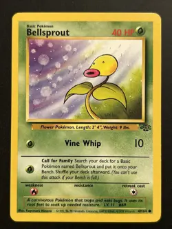 Bellsprout 49/64 Jungle WOTC Pokemon TCG Card NM - Image 1
