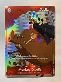 Monkey.D.Luffy (Gift Collection 2023) P-001 One Piece Promotion Cards Foil NM - Image 1