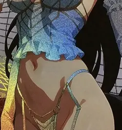 Albedo Overlord Anime Sexy Waifu Comic Card - Image 2