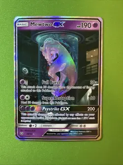 Pokemon Card - Mewtwo GX (Secret Shining) 78/73 Shining Legends Holo - Image 3