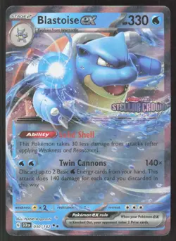 Miscellaneous Cards & Products #030/142 Blastoise ex (Stellar Crown Stamp) - Image 1