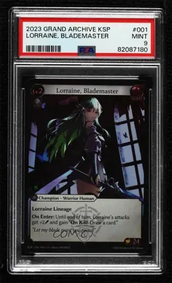 2023 Grand Archive - Kickstarter Promotional Cards #001 PSA 9 MINT - Image 1
