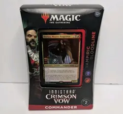 MTG Innistrad: Crimson Vow Commander Deck: Vampiric Bloodline New Sealed 630509995318 - Image 1