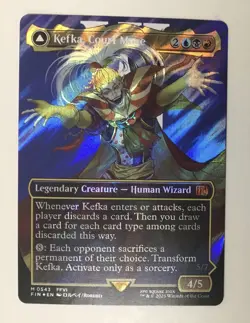 Kefka, Court Mage (0543) (Borderless) (Surge Foil) Final Fantasy Foil - Image 1