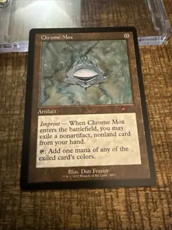 MTG Chrome Mox SLD Secret Lair Drop Retro Border Non-Foil MINT! Unplayed - Image 2