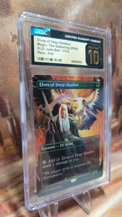 MTG Elves of Deep Shadow #1710 🌈 Foil Julie Bell Secret Lair CGC 10 Pristine - Image 3