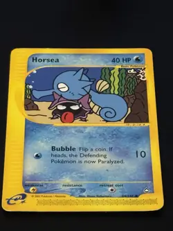 Horsea 84/147 Aquapolis Pokemon TCG WOTC Card E Reader LP - Image 1