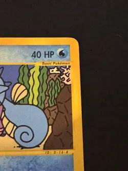 Horsea 84/147 Aquapolis Pokemon TCG WOTC Card E Reader LP - Image 4