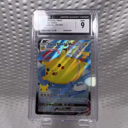 Pokemon Flying Pikachu VMAX Celebrations 007/025 CGC 9 Holo Electric Card - Image 1