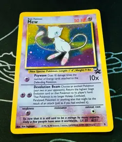Mew Holo Wizards of the Coast Black Star Promo #9 Pokemon League 2000 - Image 1
