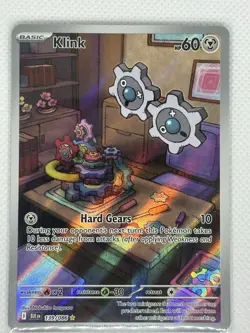 2025 Pokemon TCG English SV Black Bolt Klink 139/086 Illustration Rare English - Image 1