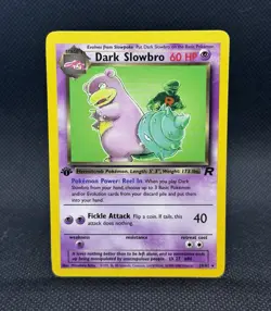 Dark Slowbro (29) 29/82 Rare 1st Edition Regular Team Rocket Pokemon - Image 1