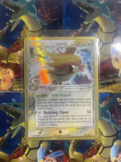 Pokemon TCG 2006 Pidgeot EX Holon Phantoms Reverse Holo STAMPED 14/110 NM - Image 1