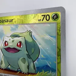 Pokemon TCG Bulbasaur 001/165 Scarlet & Violet 151 Reverse Holo Common Near Mint - Image 4
