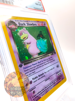 2000 POKEMON ROCKET #12 DARK SLOWBRO-HOLO 1ST EDITION [PSA 8] - Image 2