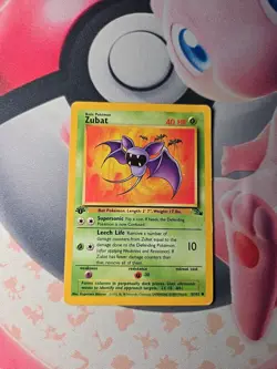 Pokemon TCG Zubat Fossil 57/62 Regular 1999-2000 Wizards Base Set Copyright... - Image 1