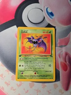 Pokemon TCG Zubat Fossil 57/62 Regular 1999-2000 Wizards Base Set Copyright... - Image 2