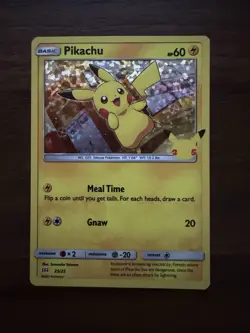 Pikachu Full Holo 25/25 Pokemon McDonald's 25th Anniversary - Image 3