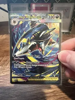Mega Sharpedo EX 127/094 Me02: Phantasmal Flames SIR Pokemon - Image 2