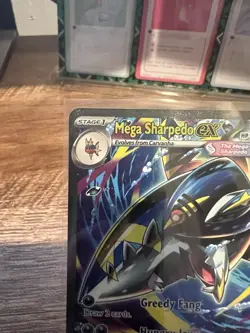Mega Sharpedo EX 127/094 Me02: Phantasmal Flames SIR Pokemon - Image 3