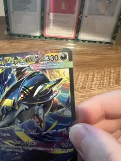 Mega Sharpedo EX 127/094 Me02: Phantasmal Flames SIR Pokemon - Image 4