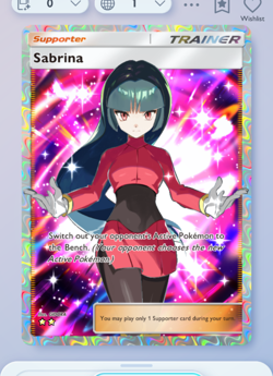 Pokemon TCG POCKET - Sabrina Full Art 2⭐, Genetic Apex, English - Image 3
