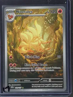 Ninetale 199 Pokemon OBF Obsidian Flames 2023 NM 🔥🔥🔥 - Image 3
