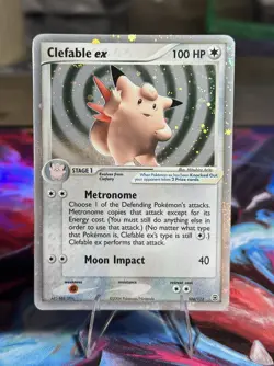 Pokemon TCG Clefable EX Fire Red & Leaf Green Holo Rare 106/112 Nintendo - Image 1