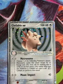 Pokemon TCG Clefable EX Fire Red & Leaf Green Holo Rare 106/112 Nintendo - Image 4