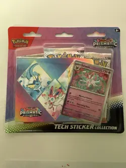 Pokemon TCG Prismatic Evolution 3 Pack Blister Sylveon Promo Factory Sealed - Image 1