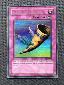 Yugioh Horn of Heaven Unlimited Edition Ultra Rare MRD-130 LP - Image 1