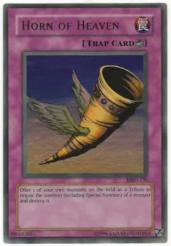 Yu-Gi-Oh! Horn of Heaven Ultra Rare MRD-130 Metal Raiders LP - Image 1