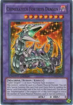 Chimeratech Fortress Dragon-Super Rare - Limited - CT07-EN013 - 2010 Collecto... - Image 1