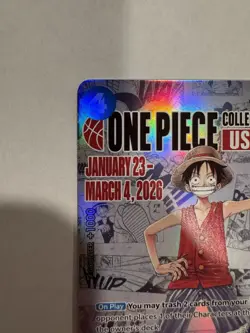 2026 One Piece Monkey D. Luffy US Voyage College Basketball P-055 Rutgers Game - Image 2