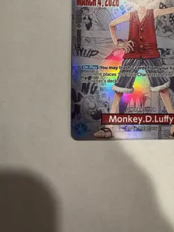 2026 One Piece Monkey D. Luffy US Voyage College Basketball P-055 Rutgers Game - Image 5