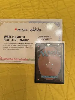 SDCC 2025 Magic The Gathering X Avatar Katara The Fearless Promo Card Comic Con - Image 2