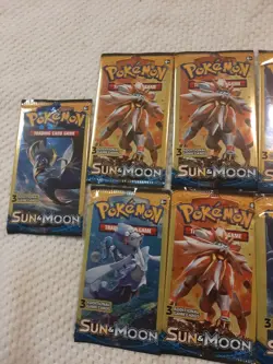 Pokemon TCG 11 Sun And Moon base set 3 Card Booster Packs Brand new Sealed - Image 2