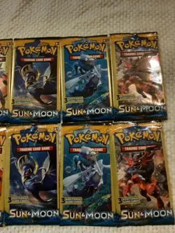 Pokemon TCG 11 Sun And Moon base set 3 Card Booster Packs Brand new Sealed - Image 3
