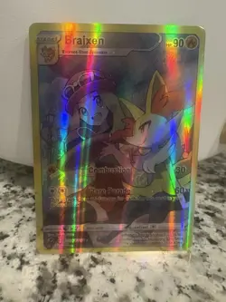 Braixen TG01/TG30 Silver Tempest Trainer Gallery Pokemon Card Holo NM - Image 1