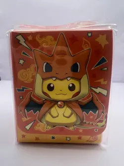 Pokemon Card Deck Box Charizard Poncho Pokemon Centre Exclusive Sealed - Image 1