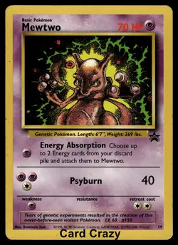 Mewtwo 14/53 - WoTC Promo Pokemon Card - Image 1