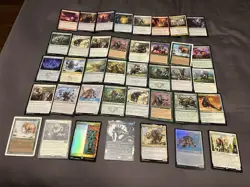 MTG Elephants Themed Magic The Gathering Card Lot + bonuses - Image 1