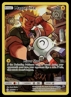 Pokemon Card - Magnemite Cosmic Eclipse 242/236 Secret Rare - Image 1
