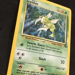 Pokemon TCG Scyther Holo Rare Jungle Set Card 10/64🔥🔥 Minty - Image 2