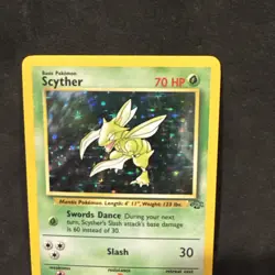 Pokemon TCG Scyther Holo Rare Jungle Set Card 10/64🔥🔥 Minty - Image 4